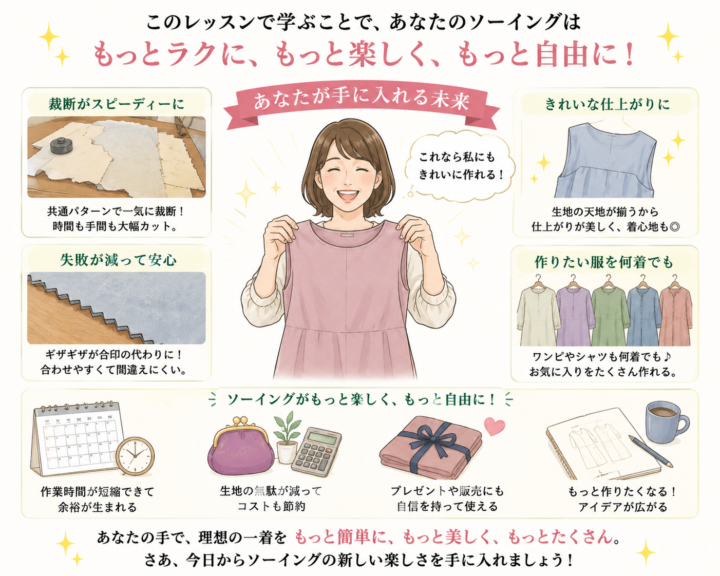 ズレが起きない裁断方法