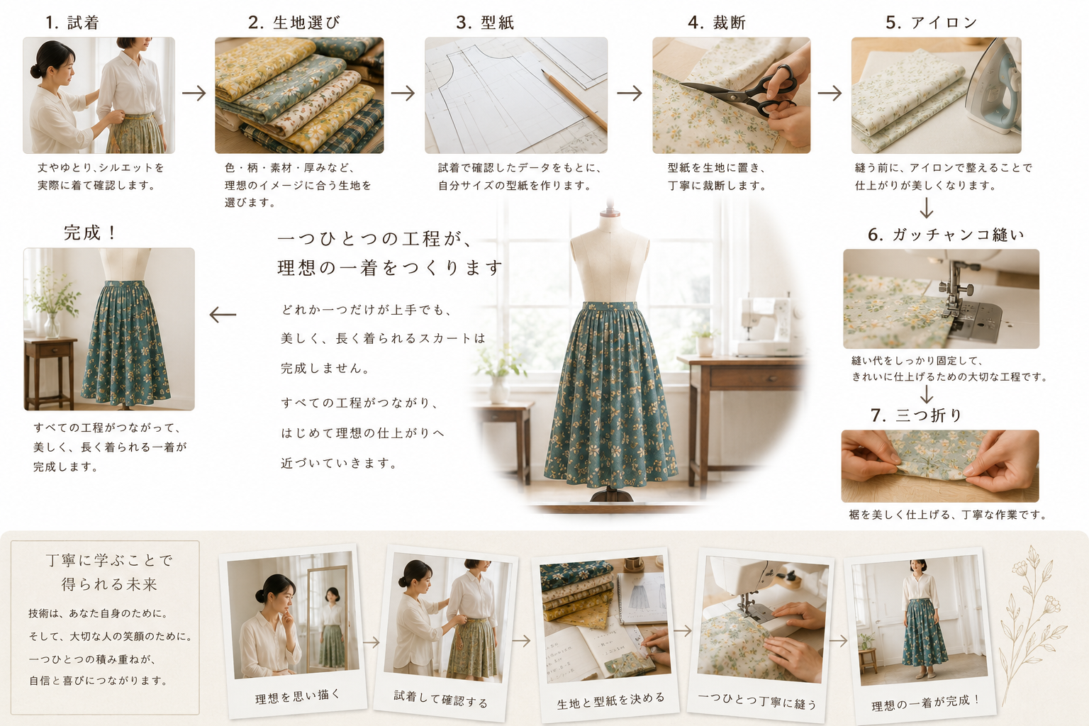 初級編で学ぶ工程