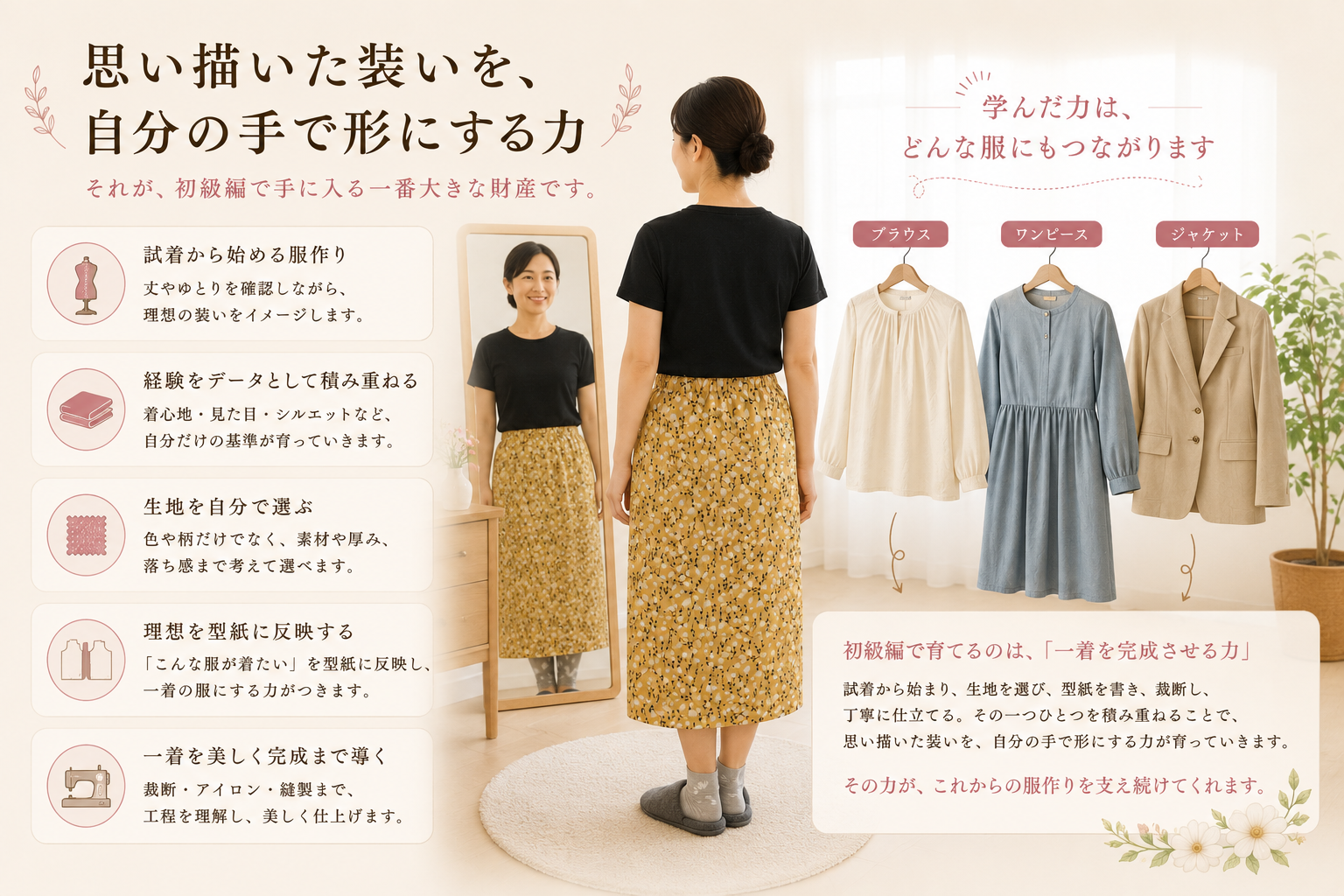 思い描いた装いを形にする力